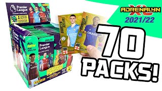 70 PACKS  Panini ADRENALYN XL Premier League 202122  BOX BREAK [upl. by Baptista]