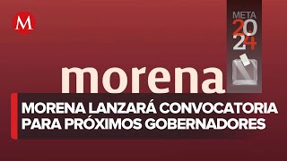 Morena alista convocatoria para aspirantes a gubernaturas en 2024 [upl. by Glynda770]