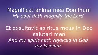 MAGNIFICAT 1 Magnificat anima Dominum [upl. by Lokkin]