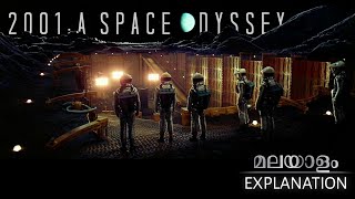 2001 A Space Odyssey 1968 Movie Explained in Malayalam [upl. by Oilla]