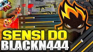 SENSI DO BLACKN444 😳 a MELHOR SENSIBILIDADE para SUBIR CAPA na NOVA ATUALIZAÇÃO do FREE FIRE  DPI [upl. by Nnylirak]