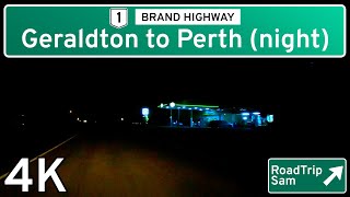 Geraldton to Perth hyperlapse  Brand Highway  Western Australia  🇦🇺 4K  Relaxing Music  POV [upl. by Larkin634]