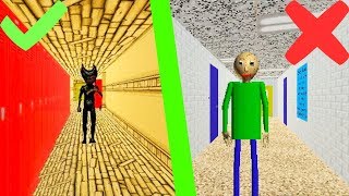 BALDI gets replaced as math teacher  BY BENDY [upl. by Kolk]