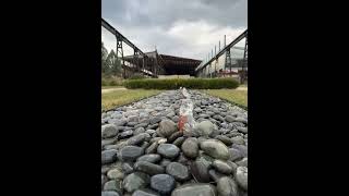 Water installation art at The Mill in Bloomington Indiana [upl. by Yanat]