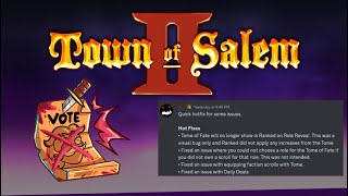 Town of Salem 2  Game Update  Patch B1254 [upl. by Esteban]