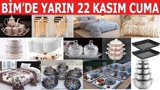 BİM 22 KASIM 2024 BİM YENİ GELECEK ÇEYİZLİK ÜRÜNLER VE MUTFAK [upl. by Rouvin]