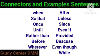 Connectors English Grammar  Connectors in English  English speaking practice [upl. by Manara775]