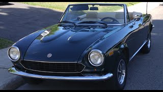 Fiat Spider 124 drive and review [upl. by Demha]