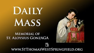 Daily Mass Friday June 21 2024 [upl. by Enyak]