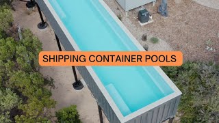 Shipping Container Pools featured on Australias Best Pools [upl. by Torhert]