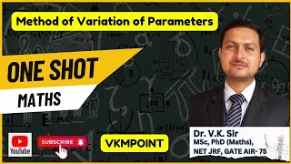 Variation of Parameters  Differential Equation  variation of parameters engineering mathematics [upl. by Odraner]