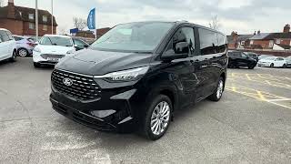 2024 Ford Tourneo Custom Titanium in Black extended walk aroundPlease like and subscribe ✌️ [upl. by Ubald]