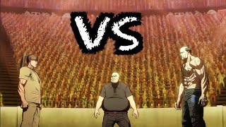 Yujiro Hanma Vs Kuroki Gensai [upl. by Gare469]