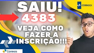 Inscrições Abertas Correios 2023 Mais de 4 Mil Vagas Veja como fazer Inscrição [upl. by Animaj536]