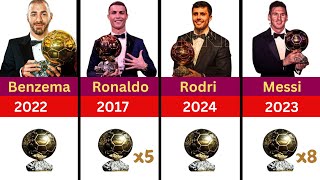 ALL BALLON DOR WINNERS From 1956 to 2024 [upl. by Cathrine456]