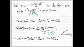 Nyquist Sampling Problem 06 [upl. by Eohce341]