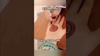 Goll Tikki Mehndi Tutorial for beginnersshortsvideo DJs Mehndi [upl. by Sima981]