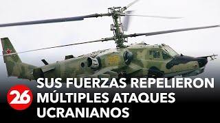 Rusia ataca puesto de mando enemigo y Ucrania intercepta helicóptero ruso [upl. by Littman]