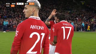 Antony BRILLIANCE vs Barcelona  English Commentary ● Europa League 20222023 HD 23022023 [upl. by Gabriello]