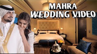 Wedding Video of Dubai Princess Sheikha Mahra  Sheikha Mahra weds with Sheikh Mana [upl. by Sinnard]