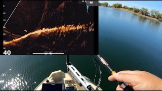 Lowrance Active Target on a Private Pond [upl. by Aitnis]