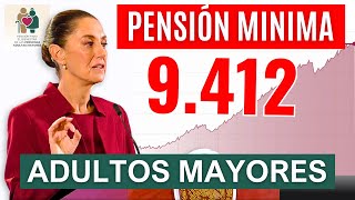 💥AUMENTA la Pensión MINIMA 9812 Adultos Mayores ¡Atención💥 [upl. by Eyahs]