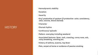 AMC Clinical Examination Paediatrics cluster COUGH history general approach [upl. by Saerdna]