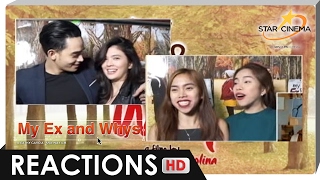 Reactions  Sofia Andres Diego Loyzaga Joj amp Jai  My Ex and Whys [upl. by Adabelle697]