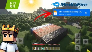 How To Download Realistic Shaders For Minecraft PE 121  No Lag [upl. by Gaut]