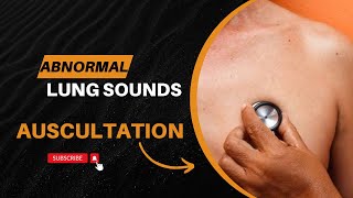 ABNORMAL LUNG SOUNDS  Auscultation  Medicine [upl. by Bonine]