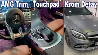 C200 4Matic TouchPad RetroFit  AMG Direksiyon Trim  Kablosuz CarPlay  Krom Detaylar [upl. by Branen]