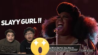 The Voice 2018 Kyla Jade  SemiFinals quotLet It Bequot REACTION [upl. by Ahsad994]