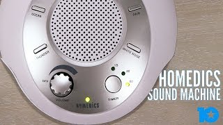 REVIEW Homedics Sound Spa Sound Machine [upl. by Naxor]