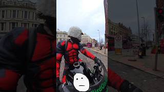 Big brain fart moment 😆🦅 biker vlog bikelife fyp belfast kawasaki [upl. by Aitas]