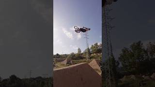 INSANE BMX DIRT JUMP DRONE bmx bike mtb [upl. by Fillander]