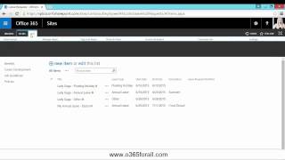 DEMO Employee Leave Request Portal Using Nintex Apps for Office 365 [upl. by Afas]