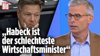 Mittelschicht am Ende „Habeck kennt die Wirtschaft zu wenig“  Kai Warnecke bei BILD Live [upl. by Diogenes155]