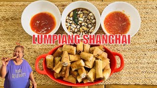 Lumpiang Shanghai Recipe  Filipino Pork Eggroll  Home Cooking With Mama LuLu [upl. by Nottirb]