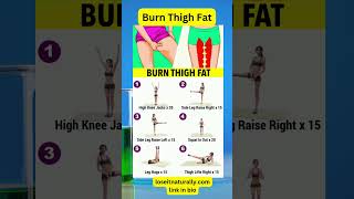 Lose Thigh Fat with This BeginnerFriendly Routine [upl. by Ashmead402]