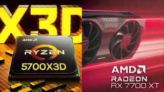 Ryzen 7 5700x3D  RX 7700 XT  Test in 6 games at 1080p [upl. by Chil546]