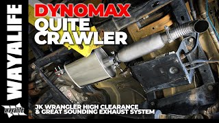 Dynomax Jeep JK Wrangler QuietCrawler Performance Exhaust Sound Clips [upl. by Yrehc575]