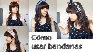 Cómo usar bandanas de diferentes estilos 👚 [upl. by Aguayo]