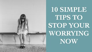 Cant Stop Worrying 10 Simple Tips To Relieve Your Anxiety Now I The Speakmans [upl. by Carine]