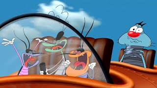 Oggy and the Cockroaches  Apprentice pilots S03E12 CARTOON  New Episodes in HD [upl. by Allecnirp622]