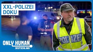 XXLDoku Polizeieinsätze Extrem  Fahrradcops bis Autobahnpolizei  Only Human Deutschland [upl. by Aniretake]