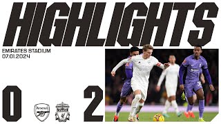 HIGHLIGHTS  Arsenal vs Liverpool 02  Emirates FA Cup [upl. by Noreht]