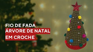 Curso Árvore de Natal de Crochê  Aula 04  Aplicando o Fio de Fada [upl. by Audre853]