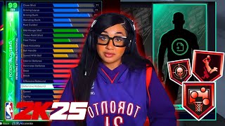 I CREATED THE BEST POPPER ON NBA 2K25 EARLY  70 BEST CENTER BUILD NBA2K25 nba2k25gameplay [upl. by Sapers]