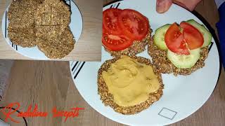 KREKERI OD SEMENKI posno vegan insulinresistance [upl. by Kliment146]