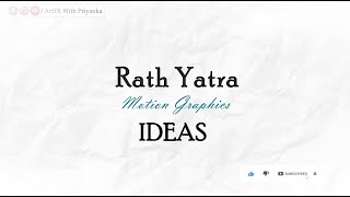 Rath yatra motion graphics ideas  adobe After effects  Artfx with Priyanka [upl. by Einwahr]